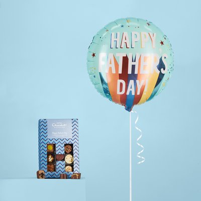 Happy Father's Day Hotel Chocolat Balloon Gift Set