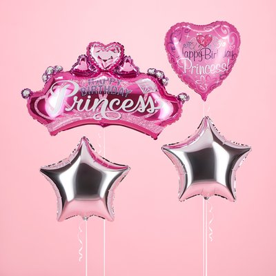 Princess Birthday Balloon Bouquet