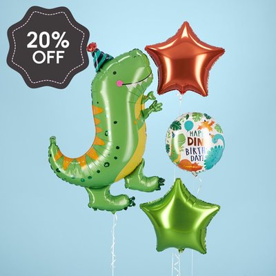 Dino Birthday Balloon Bouquet