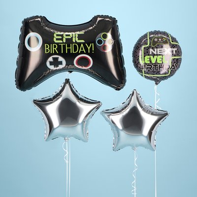 Gaming Birthday Balloon Bouquet
