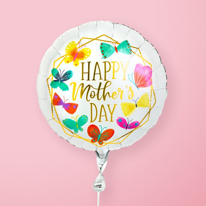 Happy Mothers Day Butterflies Balloon