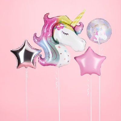 Unicorn Birthday Balloon Bouquet