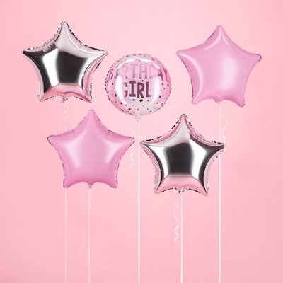 Birthday Girl Stars Balloon Bouquet