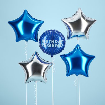 Birthday Legend Stars Balloon Bouquet