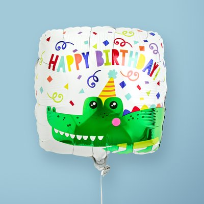 Happy Birthday Alligator Balloon