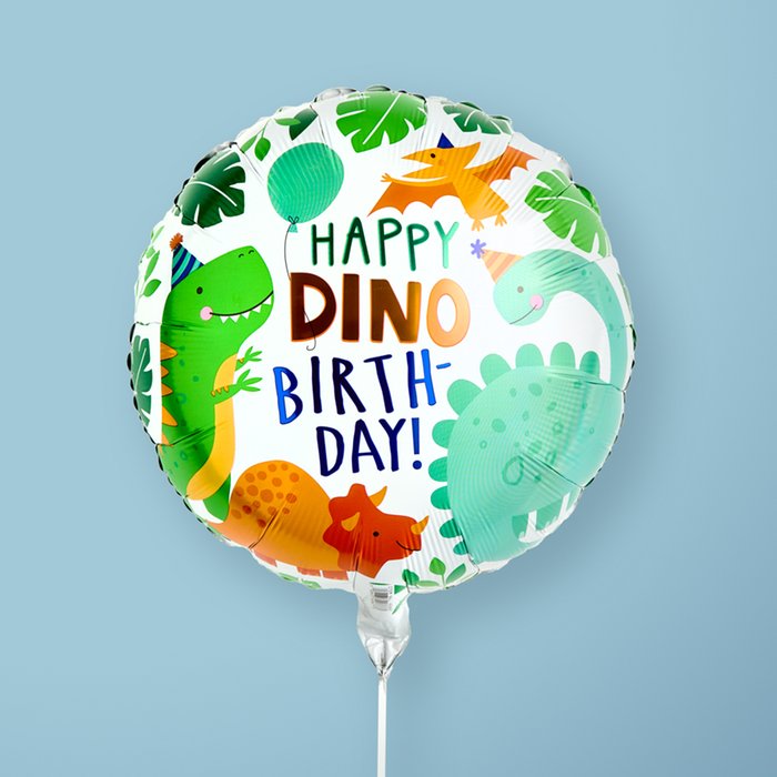 Happy Dino Birthday Balloon