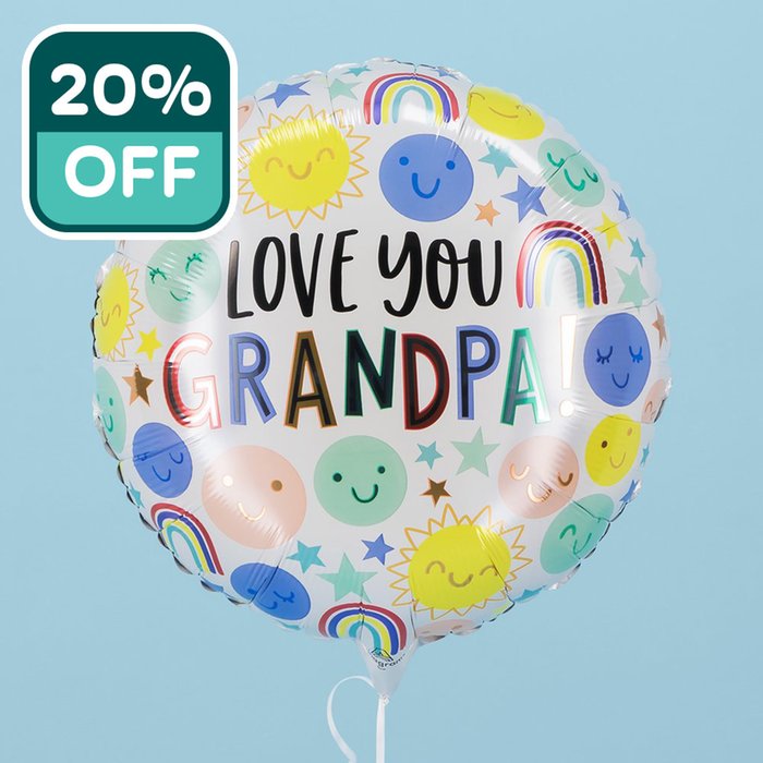 Love You Grandpa Balloon