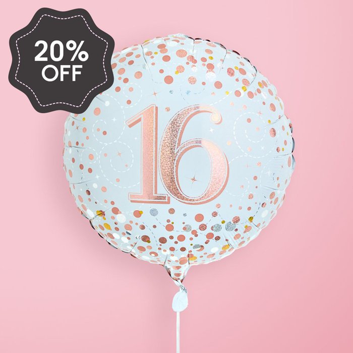 Pink 16th Birthday Balloon
