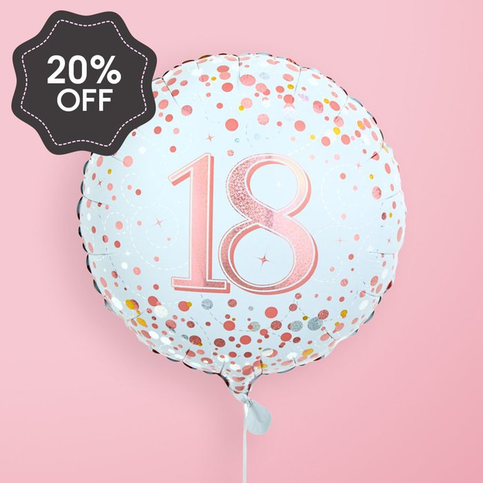 Pink 18th Birthday Balloon