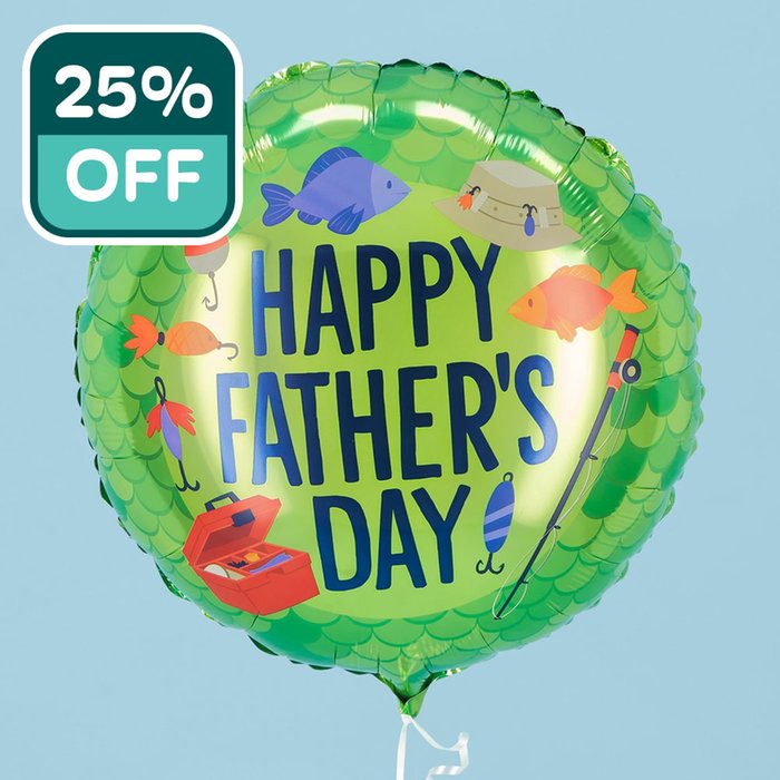 Happy Father's Day Fishing Balloon