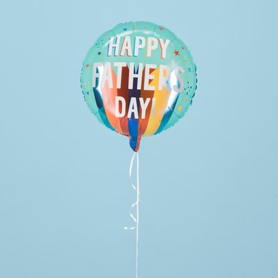 Happy Father's Day Stripes Balloon