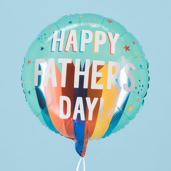 Happy Father's Day Stripes Balloon