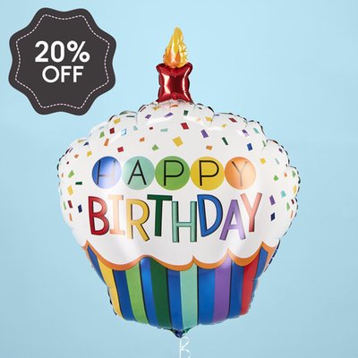 Giant Happy Birthday Cake Balloon