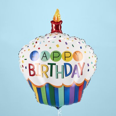 Giant Happy Birthday Cake Balloon