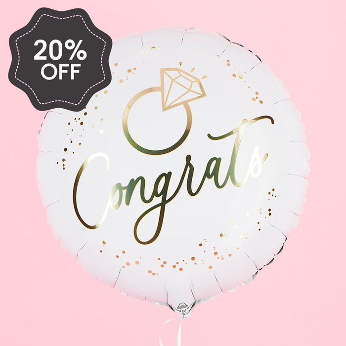 Congrats Engagement Balloon