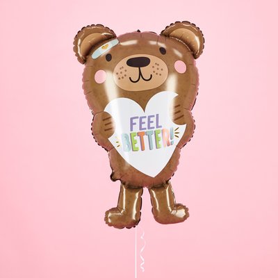 Giant Feel Better Bear Balloon