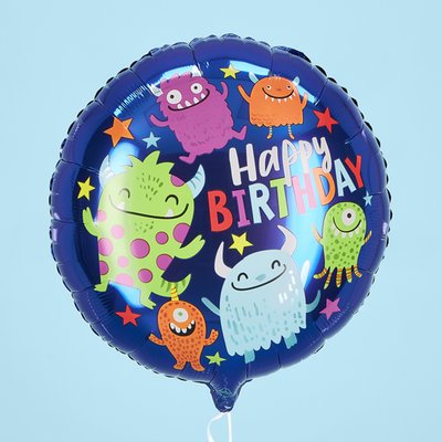 Happy Birthday Monsters Balloon