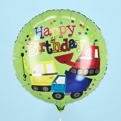 Kids Diggers Birthday Balloon