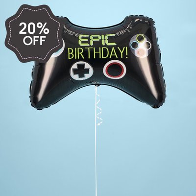 Giant Game Controller Birthday Balloon