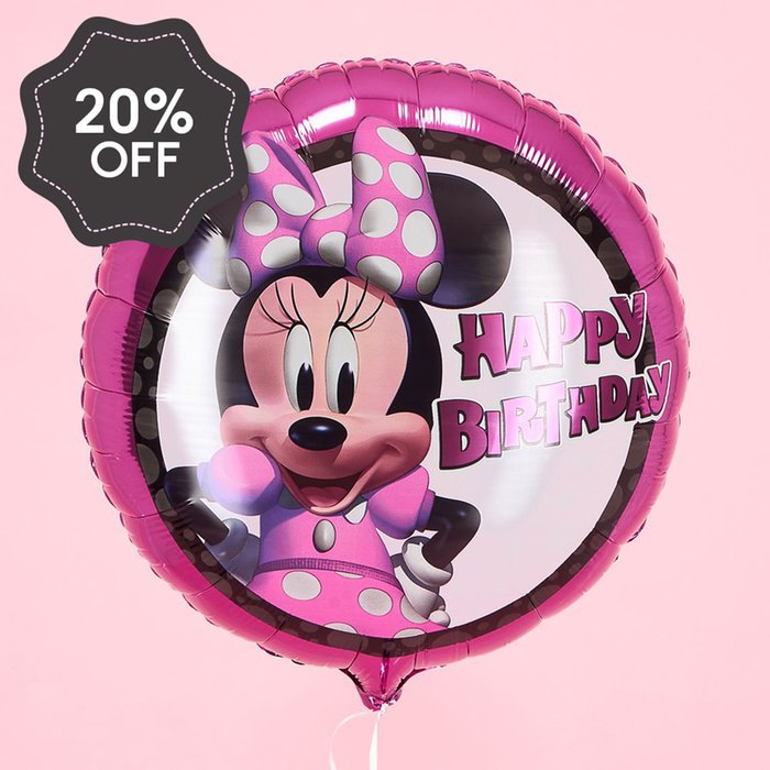 Happy Birthday Disney's Minnie Mouse Balloon