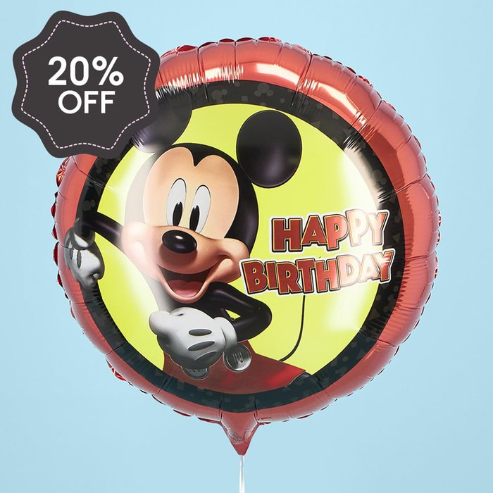 Happy Birthday Disney's Mickey Mouse Balloon