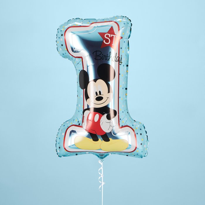 Mickey Mouse Happy 1st Birthday Balloon