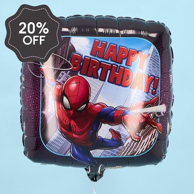 Spiderman Happy Birthday Balloon