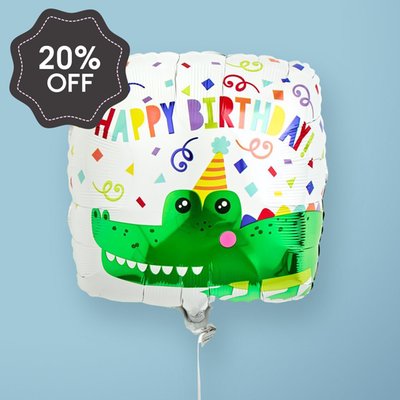 Happy Birthday Alligator Balloon