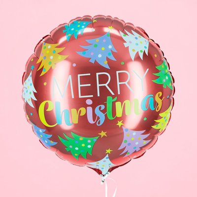 Merry Christmas Balloon Trio
