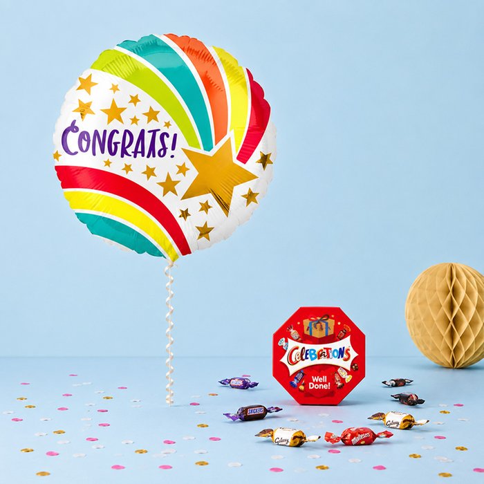 Congrats Shooting Star and Celebrations Gift Set