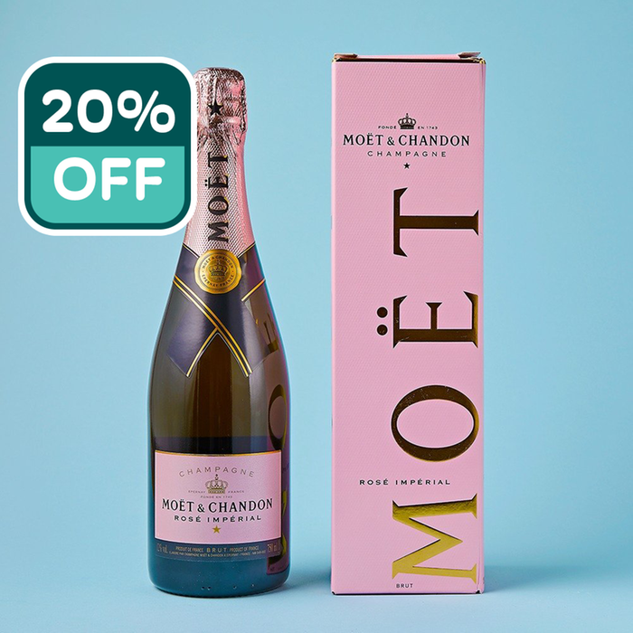 Moët & Chandon Rosé Impérial Champagne 75cl Gift Box