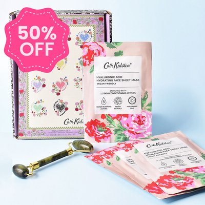 Cath Kidston Roll Away Jade Face Roller & Sheet Masks