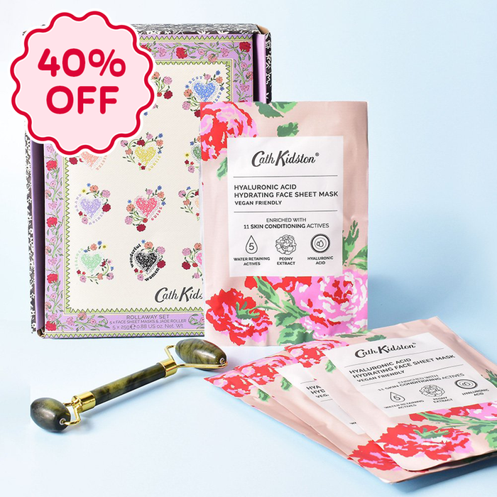 Cath Kidston Roll Away Jade Face Roller & Sheet Masks
