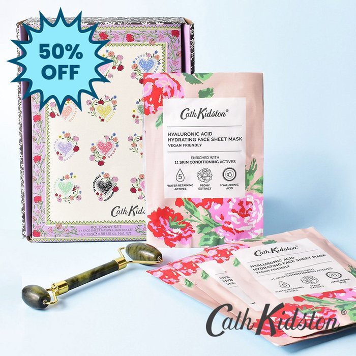 Cath Kidston Roll Away Jade Face Roller & Sheet Masks