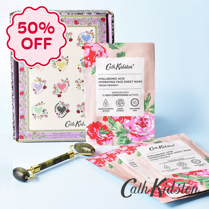 Cath Kidston Roll Away Jade Face Roller & Sheet Masks