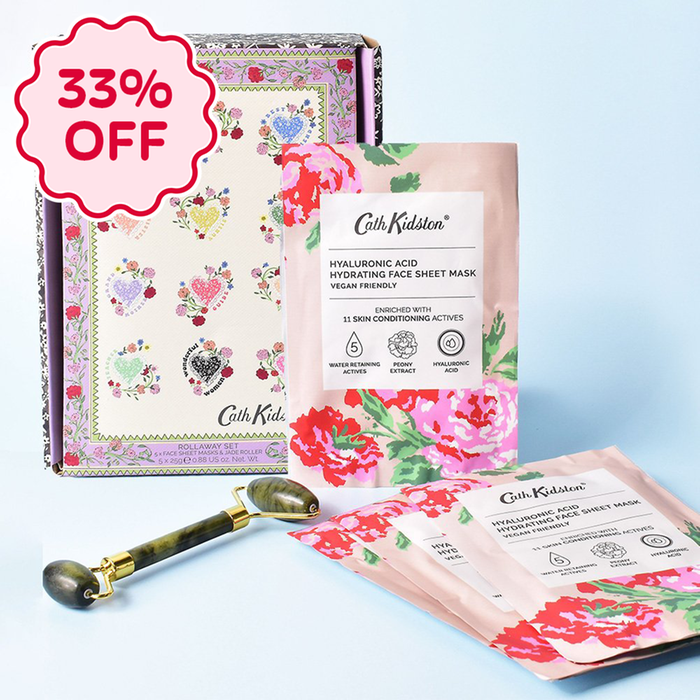 Cath Kidston Roll Away Jade Face Roller & Sheet Masks