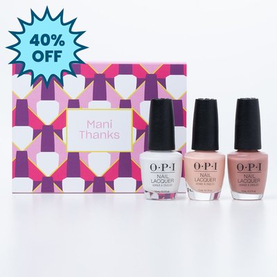 OPI Mani Thanks Nail Polish Trio