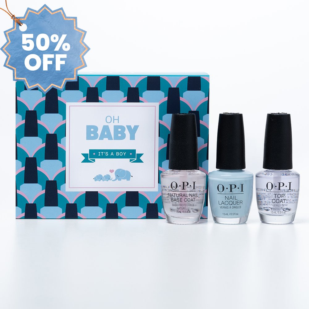 Opi Mani Oh Baby Blue Nail Polish Trio