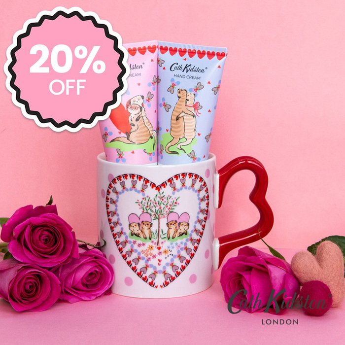 Cath Kidston Love Mug & Hand Cream Duo