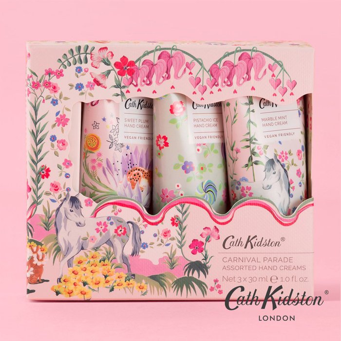 Cath Kidston Carnival Parade Floral Hand Cream Trio (3 x 30ml)