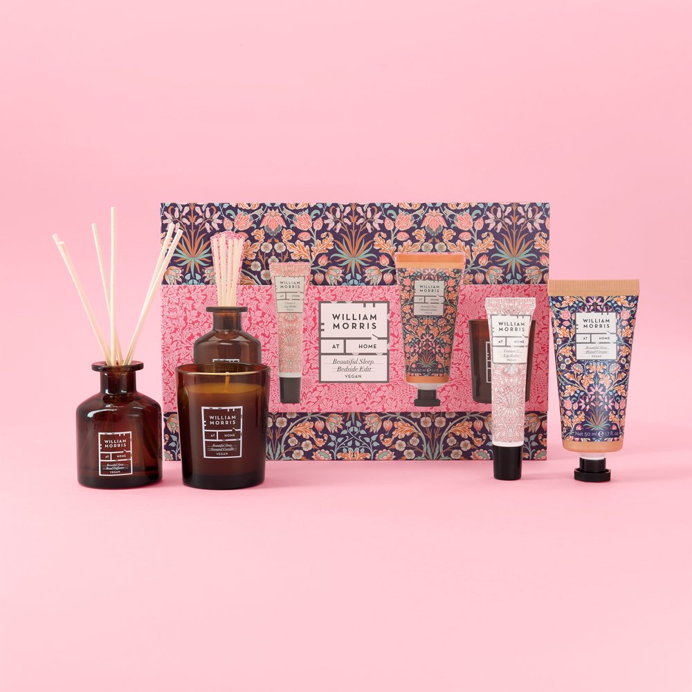Heathcote & Ivory William Morris Bedtime Ritual 4Pc Gift Set