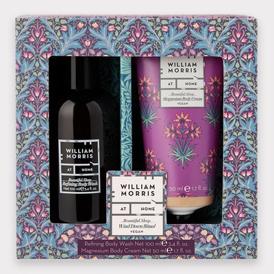 William Morris At Home - Wind Down Ritual (Refining Body Wash 100ml & Magnesium Body Cream 50ml)