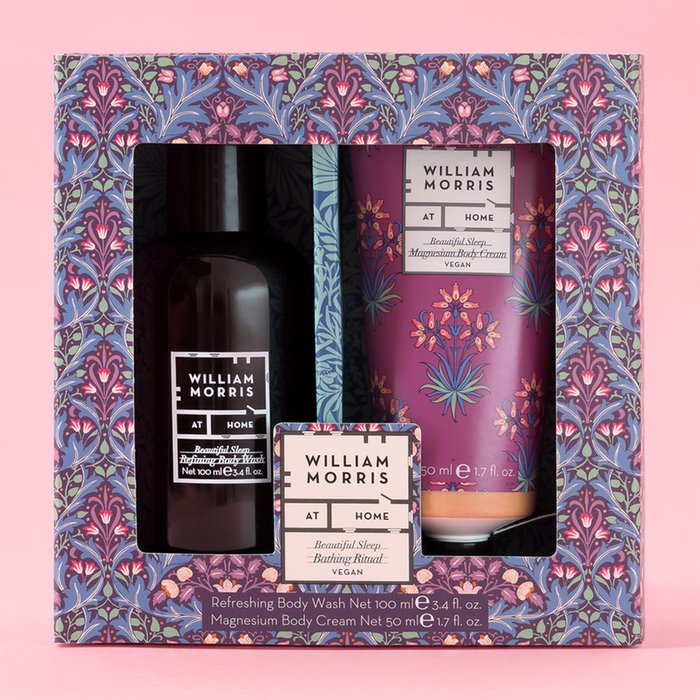 William Morris At Home - Wind Down Ritual (Refining Body Wash 100ml & Magnesium Body Cream 50ml)