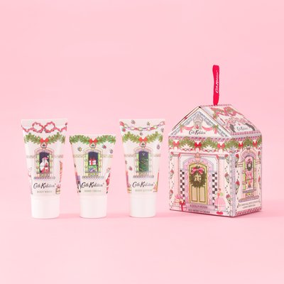 Cath Kidston A Doll's House Hand Cream 30ml, Body Wash 30ml, Body Lotion 30ml