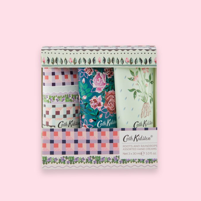 Cath Kidston Roots & Raindrops Assorted Hand Creams (3 x 30ml)