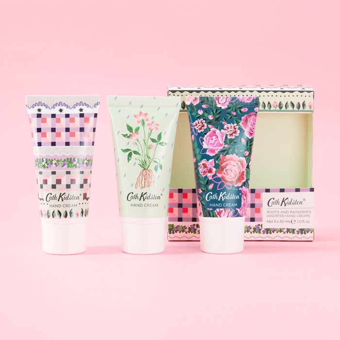 Cath Kidston Roots & Raindrops Assorted Hand Creams (3 x 30ml)