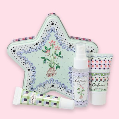 Cath Kidston - Feel Like a Star Tin (Body Wash 30ml, Body Mist 30ml, Lip Balm 15ml)