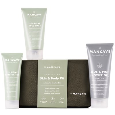 ManCave Sensitive Skincare Wash Bag Giftset