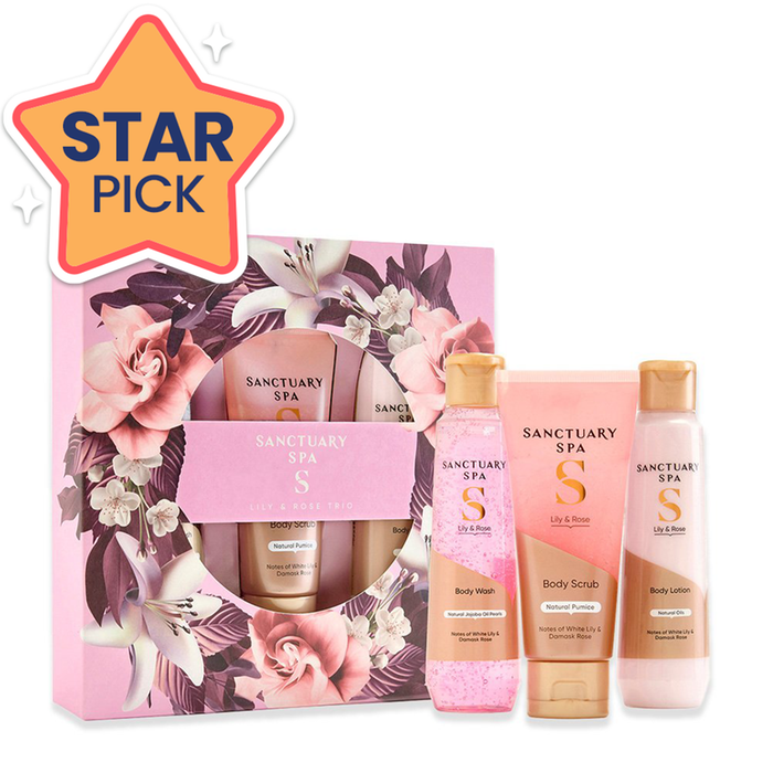 Sanctuary Spa Lily & Rose Trio Gift Set