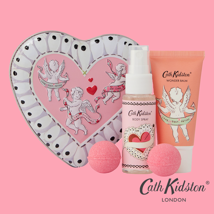 Cath Kidston Body Mist, Bath Fizzers & Body Balm Tin Gift